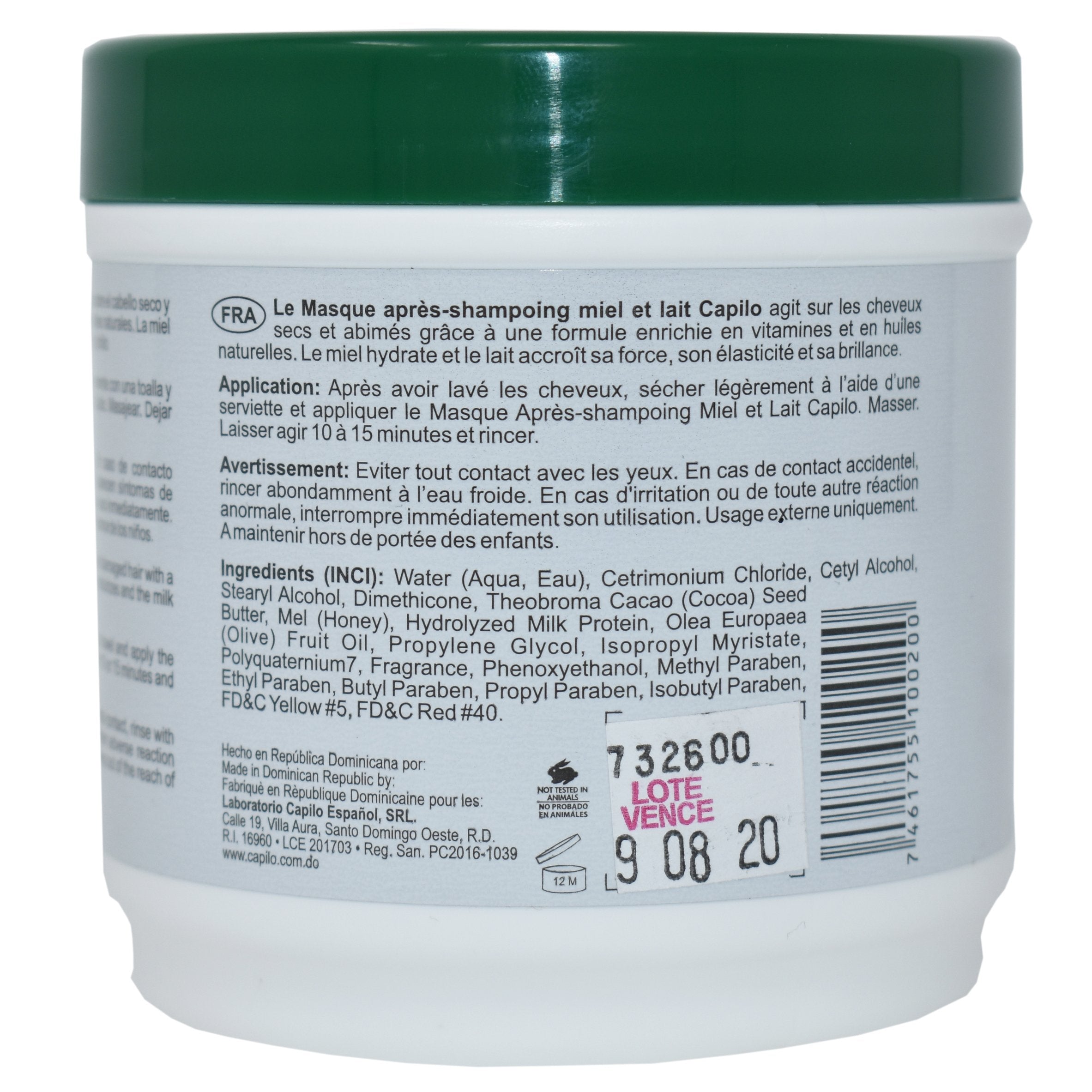 Miel y Leche hair treatment 16 Oz